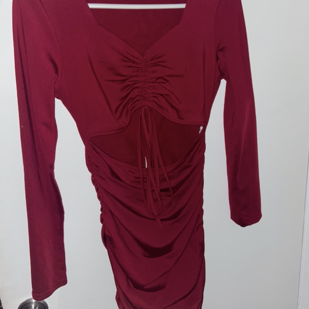 Women's Bodycon Cutout Long Sleeve Dress